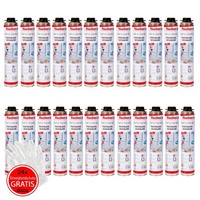 24X Fischer Pistolenschaum 1K Pup S 750 B2 Montageschaum DäMmschaum 750Ml