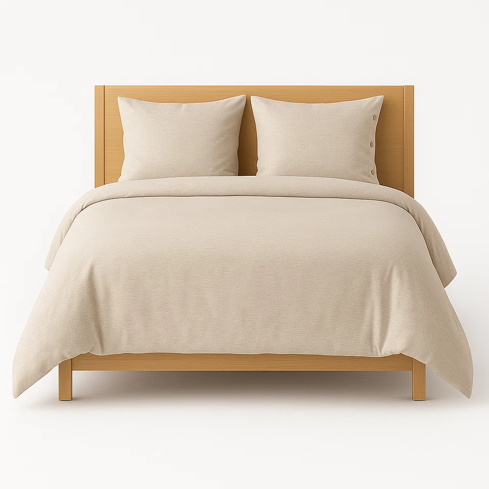 Housse de couette Jersey - 2 personnes 220 x 240 - Photo 1/1