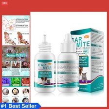 Specifically Formulated Ear Mites Treatment for Dogs and Cats, Dog Ear Infection