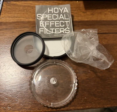 Vintage Hoya 52mm Soft-Spot Filter 2 Piece with Case in Original Box