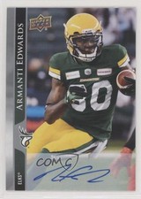 2021 Upper Deck CFL Auto Armanti Edwards #146 Auto 0sh0