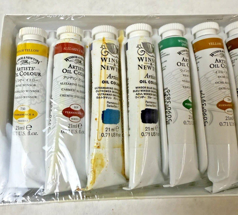 Winsor & Newton Artists Professional Oil Color Introductory Set of 10 NEW IN BOX - Image 4 of 4