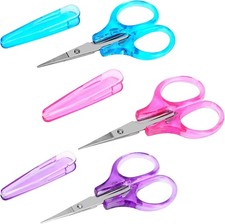 3Pcs Small Craft Scissors 3.4"Tiny Travel Scissor Mini Craft Scissors Set