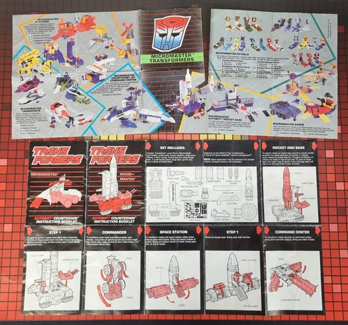Vintage Hasbro Transformers G1 Micromaster Rocket Base Countdown komplett mit Box - Bild 15 von 17