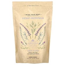 Hemp Moringa Loose Herbs, Deep Sleep, Caffeine Free, 10 oz (283 g)