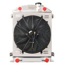 3 Row Radiator Shroud 16fan For 1930-1932 Ford Model Truck Flathead V8 Engine 3 Row Radiator Shroud 16fan For 1930-1932 Ford Model Truck Flathead V8 Engine