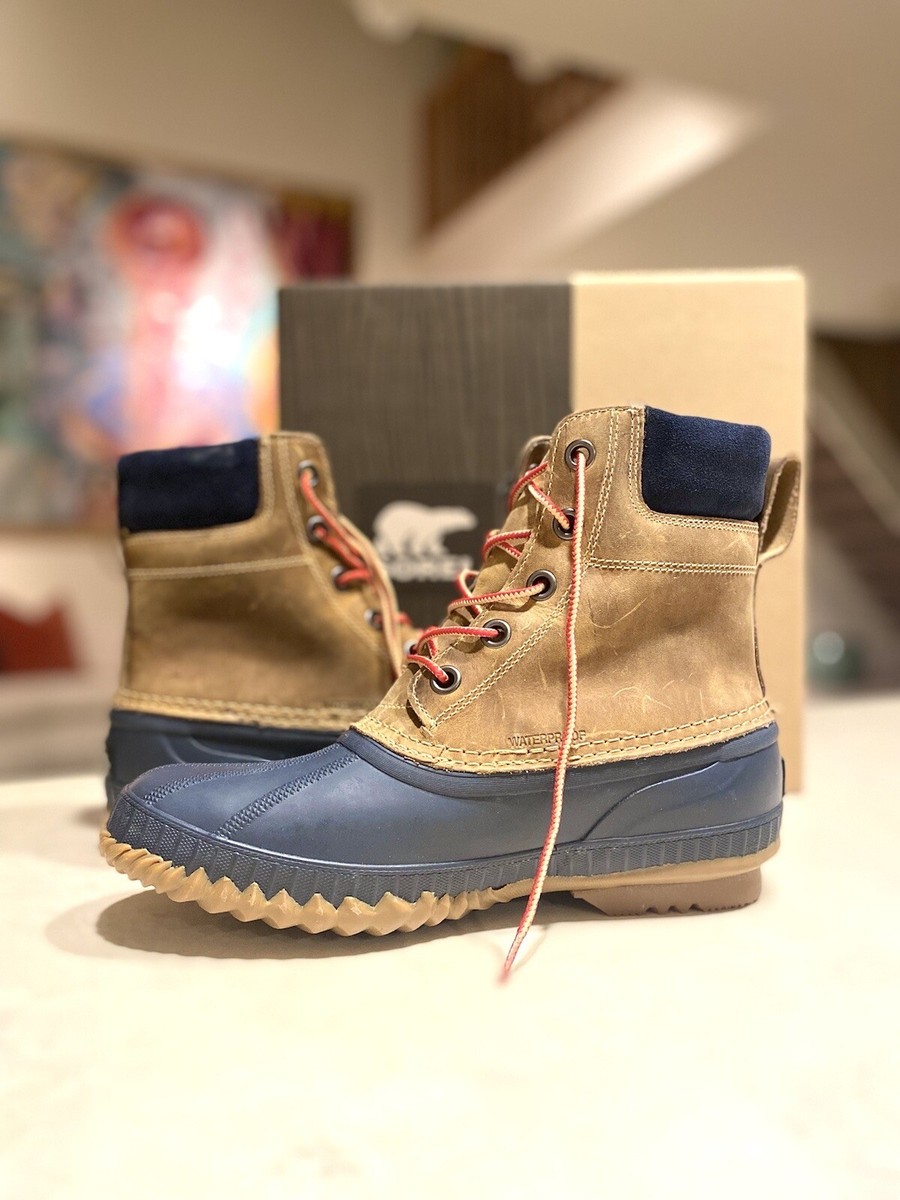 SOREL CHEYANNE FULL GRAIN BOOTS, WATERPROOF, CURRY/ECLIPSE, MENS SIZE 9 NEW NIB Sorel Cheyanne II - Tobacco | Rain Boots | Huckberry main image 3