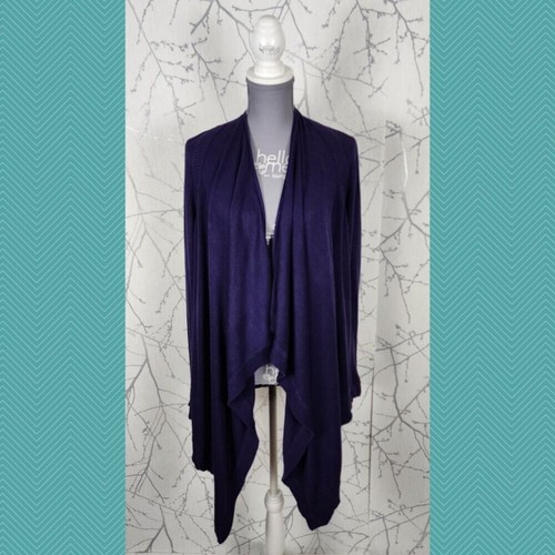 Lululemon Purple Boolux Knit Express Yourself Waterfall Cardigan | Women's 8