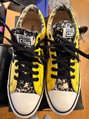Mens: Converse Star Player, Yellow with Black, Size 11.5