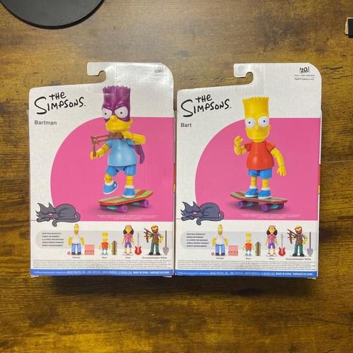 Jakks Pacific The Simpsons 5" Figure 2024 2-pack: Bart 17542 & Bartman 17654 - Picture 3 of 3