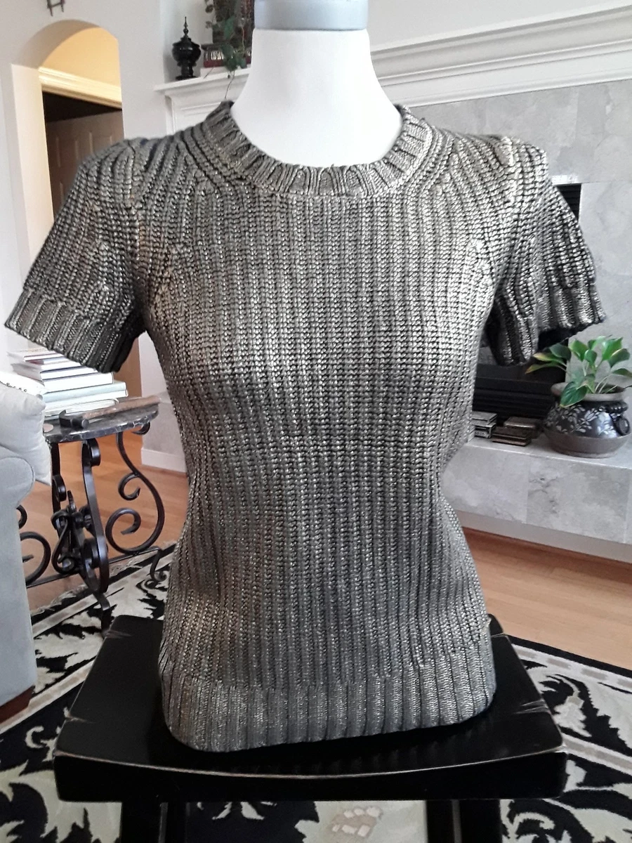 Michael kors sweaters womens silver deals