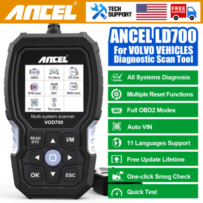 OBD2 Scanner for Volvo Car Code Reader Diagnostic Scan Tool ABS EPB DPF Reset