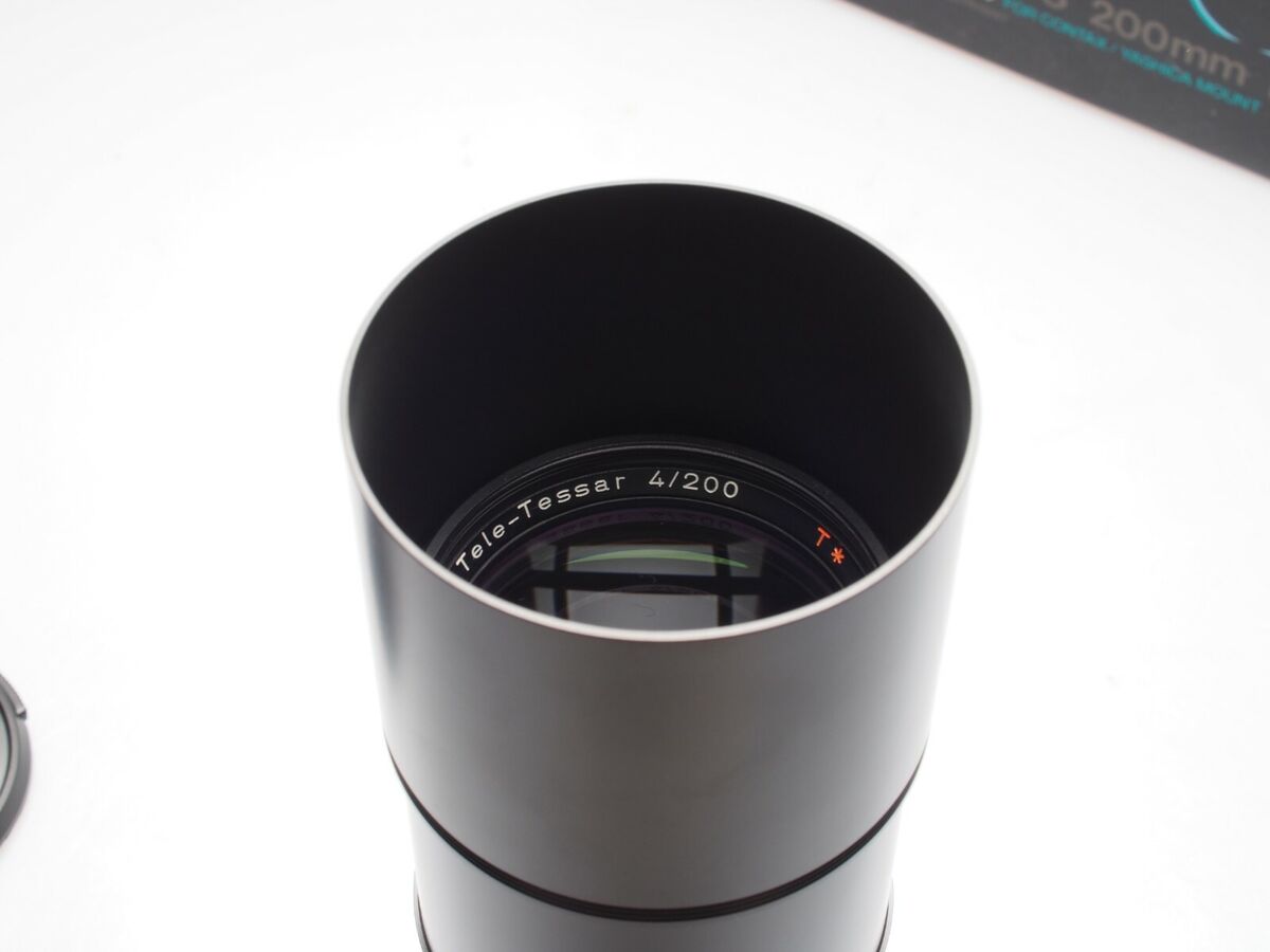 Contax 200mm F4 AE Tele-Tessar T* Zeiss Lens | eBay Contax 200mm F4 AE Tele-Tessar T* Zeiss Lens | eBay