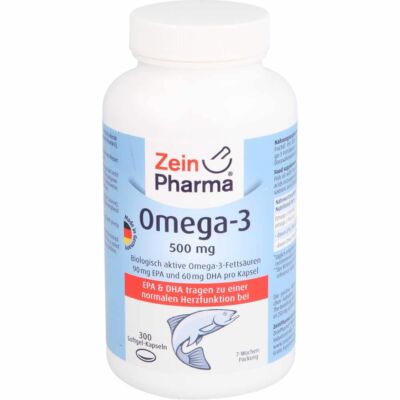 OMEGA-3 500 mg Caps 300 St PZN10134227