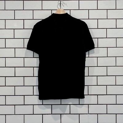 COMME DES GARCONS CDG PLAY RED HEART POLO SHIRT BLACK AZ-T006-051