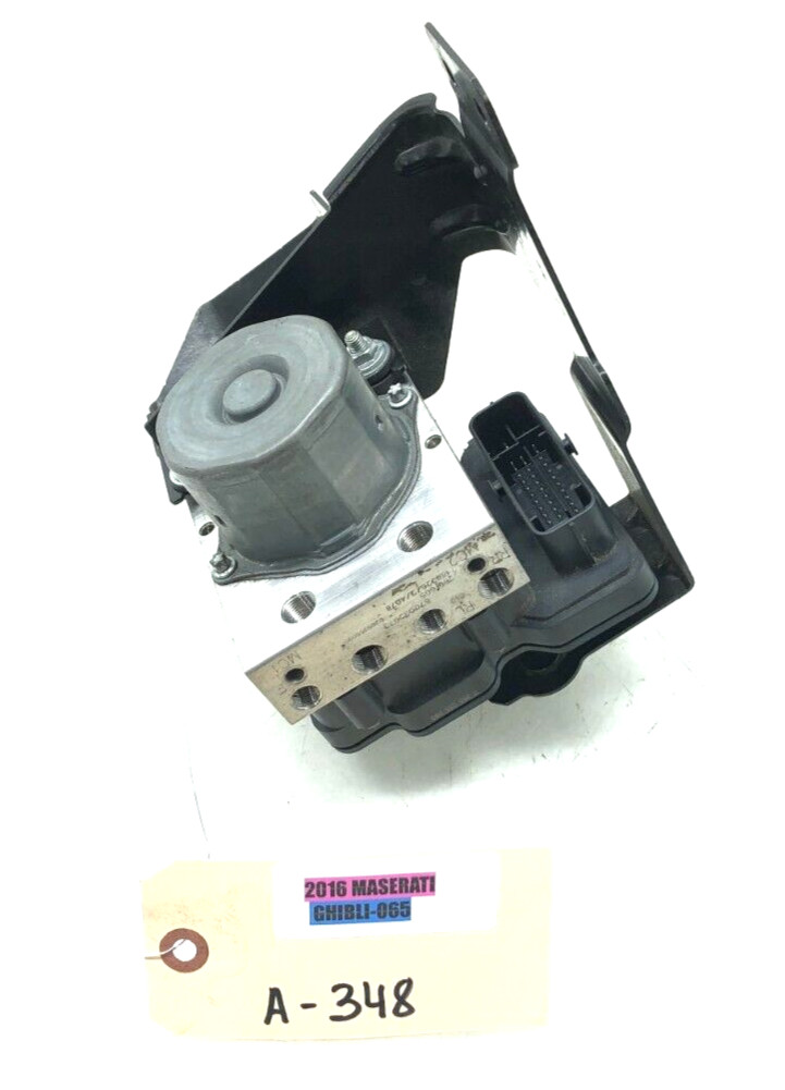 2014-2019 MASERATI GHIBLI S ABS ANTI LOCK BRAKE PUMP MODULE OEM.