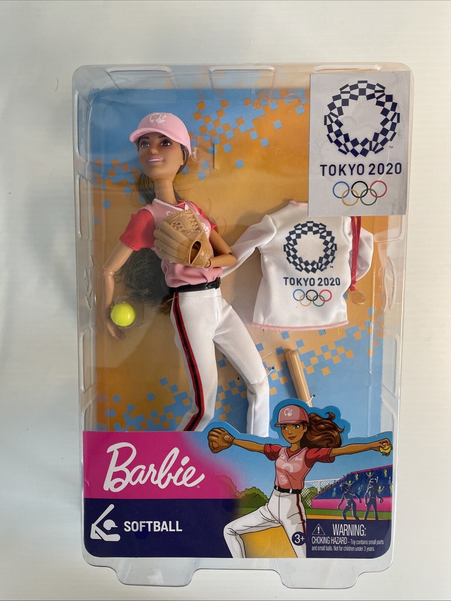 Softball Player Softball Barbie Tokyo 2020 Rock Climber Climbing