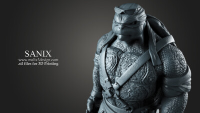 T.M.N.T. ( RAPHAEL ), FILME, 1/4-1/24, FIGUR, FAN ART, 3D-DRUCK, STATUE, SANIX3D