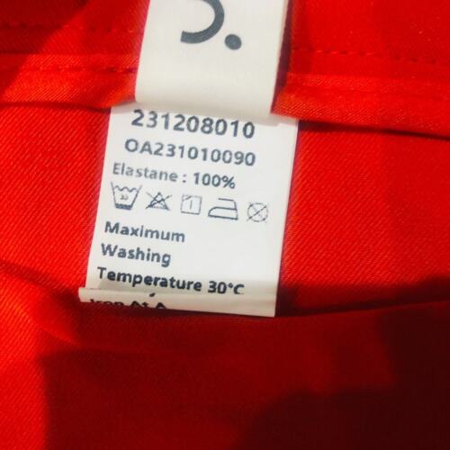 Commense Women's Laser Cut Multi Circle Double Layered Skirt Size Zip Red Small - Picture 8 of 11
