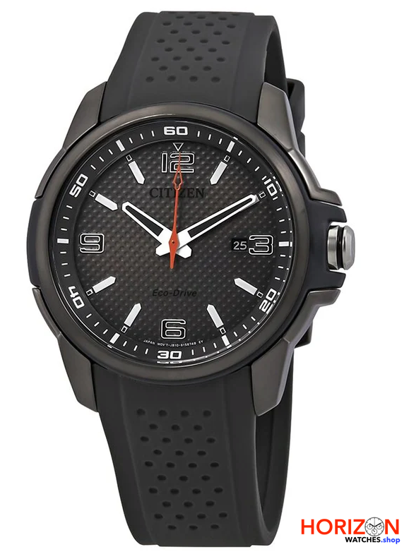Citizen AW1157-08H Eco-drive 41mm Men's Wristwatch - Black for