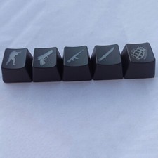 5pcs Keyboard Keycap Key Caps Keyboards Cover Case Replacement Accessories DIY