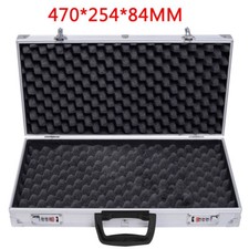 Aluminium Pistol Gun Cases Storage Lockable Flight Case Foam Tool Boxs Secured