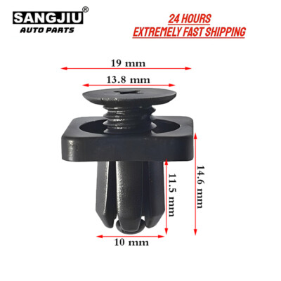 100Pcs For Honda HRV Accord Odyssey Fit CRV Fender Clips 91514-TG1-T01