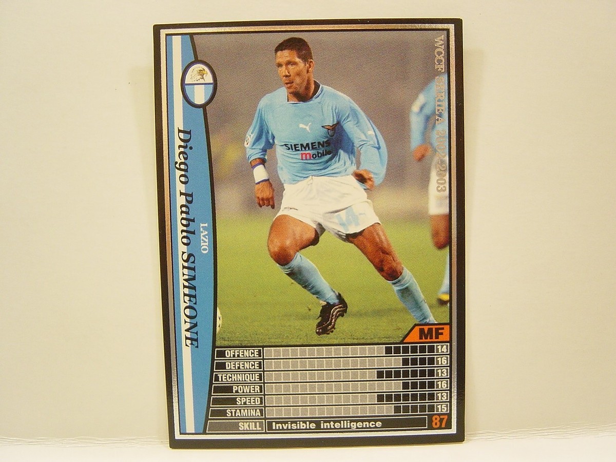Panini WCCF 2002-03 Diego Simeone 1970 Argentina No.14 SS