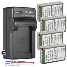 Kastar Battery AC Wall Charger for Olympus BLS-5 Olympus E-PL1s EPL1S Camera
