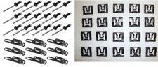 1980-1996 Ford F150 F250 F350 Bronco Complete Windshield Molding Trim Clip Kit