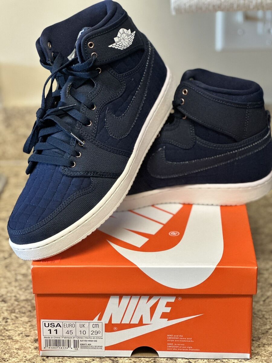 Nike Air Jordan 1 Retro AJKO Obsidian Blue Quilted 2016 Size Nike Air Jordan 1 Retro AJKO Obsidian Blue Quilted 2016 Size