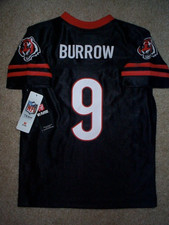 2025-2026 Cincy Bengals JOE BURROW nfl Jersey YOUTH KIDS BOYS s-small 6-7