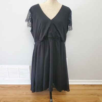 Shein Curve Plus Women's Black Dress Size 3XL no belt included | eBay Shein Curve Plus Women's Black Dress Size 3XL no belt included | eBay