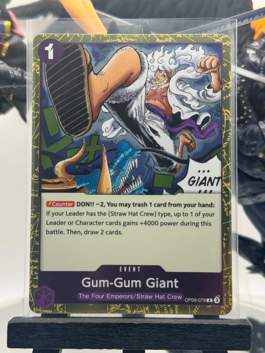 One Piece CG 4 Gum Gum Giant OP09-078 Emperors in the New