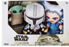 Star Wars Mandalorian 3pc Plush Set His Name is Grogu Mandalorian Ahsoka Tano