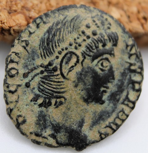 Roman Imperial | Constans I | AE4 | Nicomedia | 347-348 CE | VOT XX MVLT XXX - Picture 3 of 8