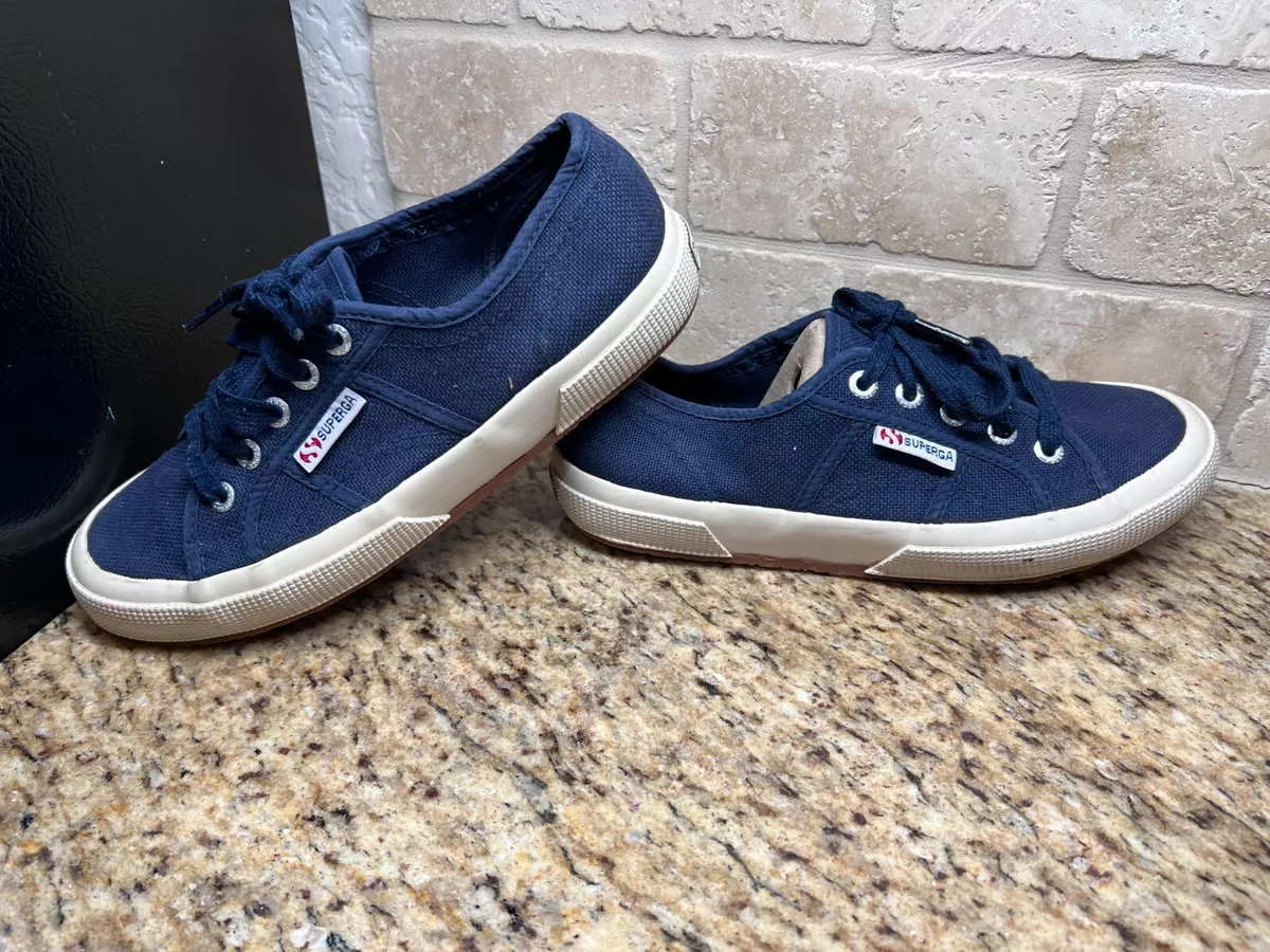 Superga navy blue sale