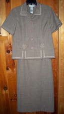 Sag Harbor Womens 2 piece Long Skirt and Top Set size 8