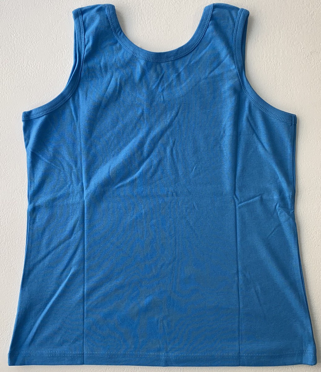 Anthology Womens Top Size 16/18 Sky Blue Sleeveless Vest Top New