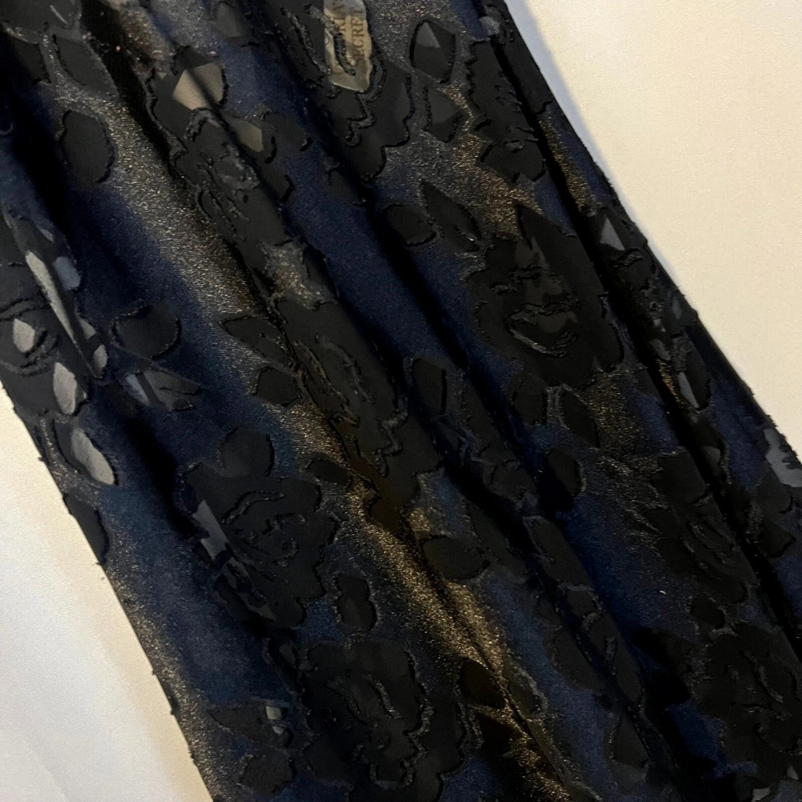 UNDERCOVER Abito slip vintage Victoria's Secret etichetta oro nero pizzo S fiocco stravagante Y2K