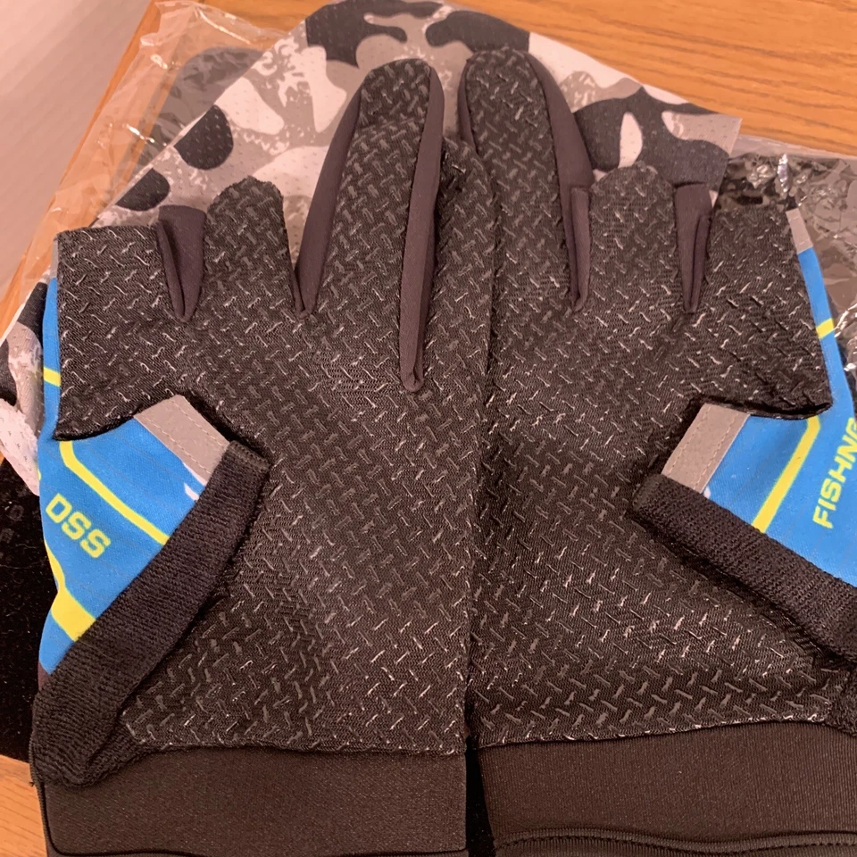 Cycling Gloves Bike Bicycle Men Women Ladies Half Finger Padded Non Slips Sports - Image 2 of 4