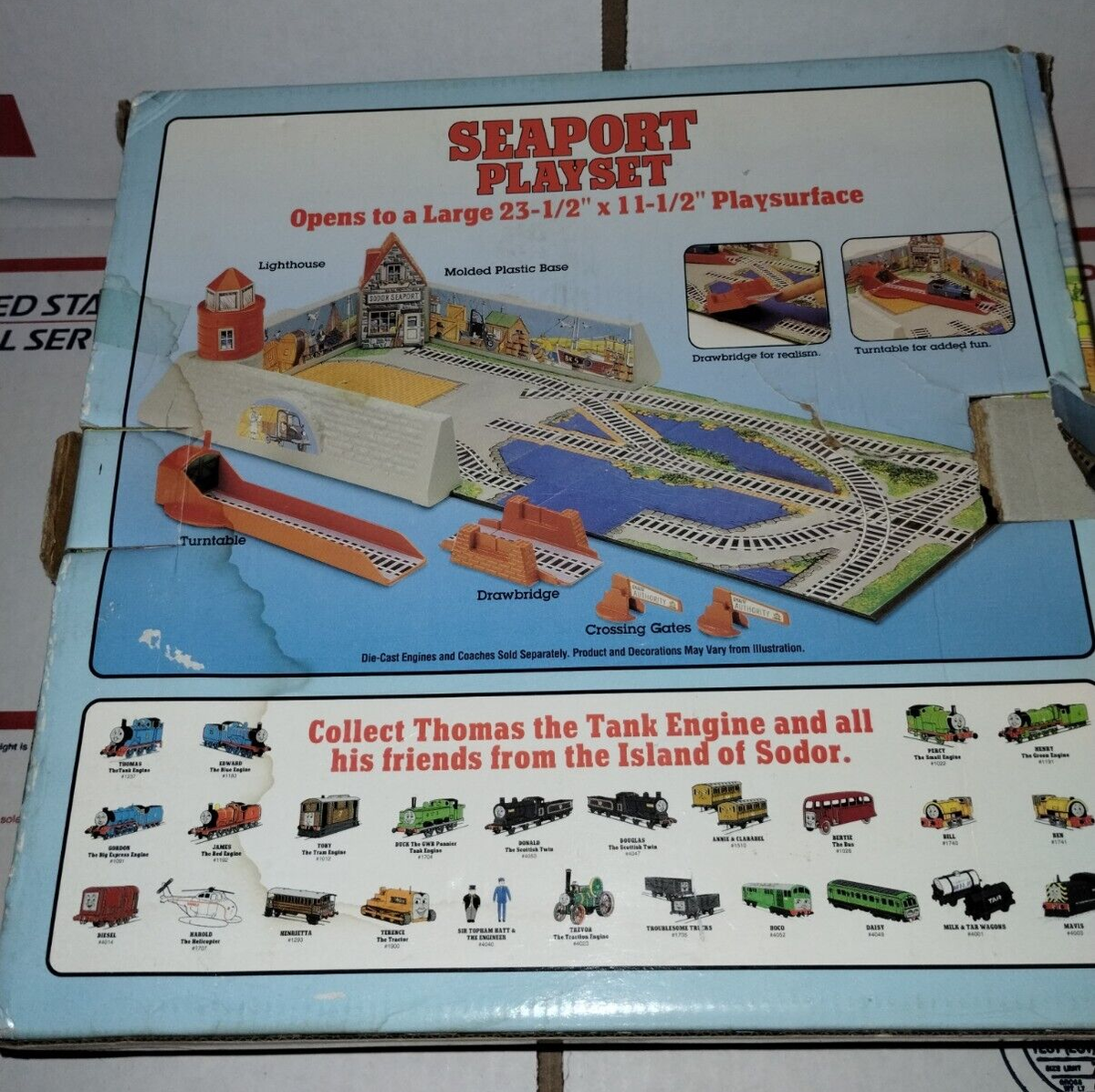 Thomas the Train Shining Time Station Seaport Playset 23.5x11.5