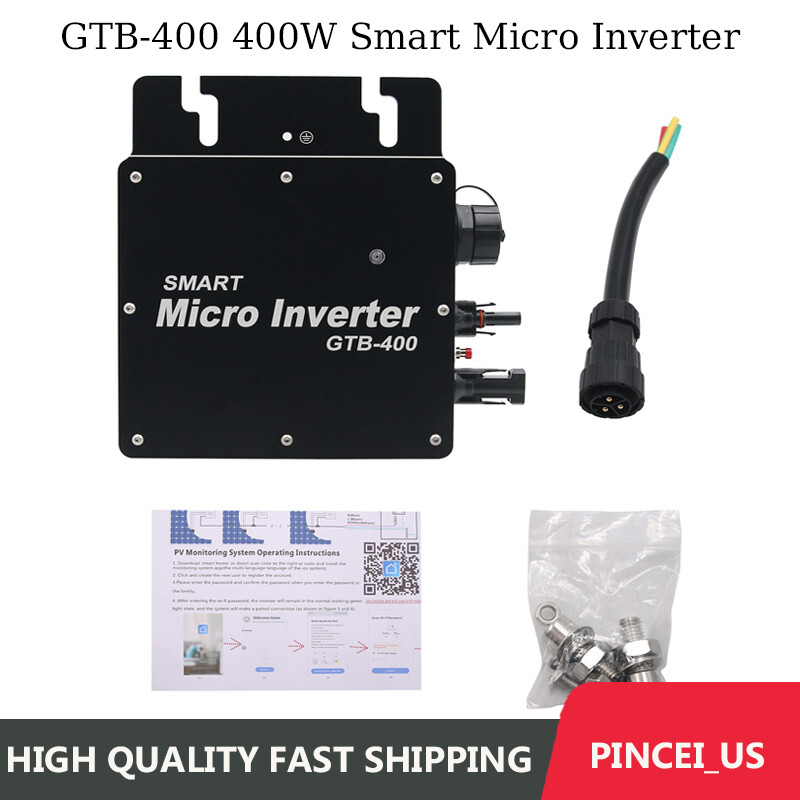 グリッドタイ マイクロインバーター Micro Inverter 400W Amazon | 太陽光発電グリッドタイインバーター、太陽光発電