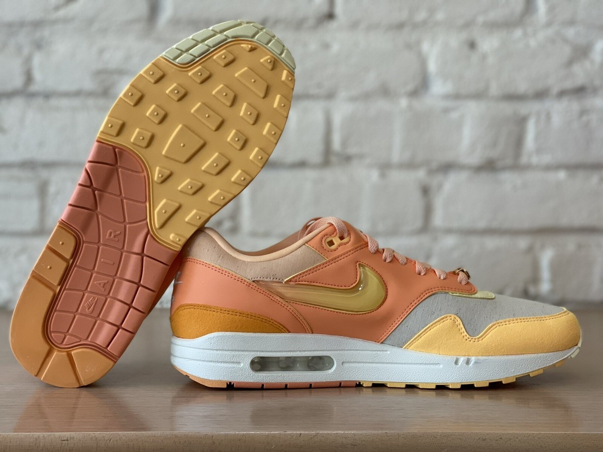 Nike Air Max 1 SP Puerto Rico Orange Frost/Citron Pulse Men Size 