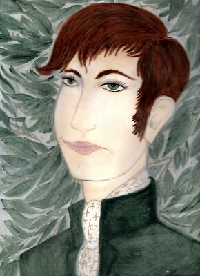 Glanconer: Original Watercolor 9 x 12 (Faery, Faeries)