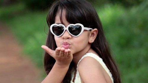 New Heart Kids Childrens Sunglasses UV400 Classic Girls Lolita Fashion Glasses - Picture 45 of 66