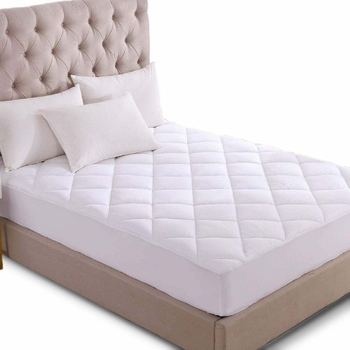 Extra Deep Quilted Mattress Bed Protector Topper Fitted Cover Double King Size - Picture 3 of 22