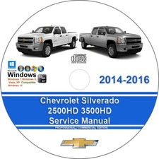 Chevrolet Silverado 2500HD 3500HD Denali 2014 2015 2016 Service Repair Manual