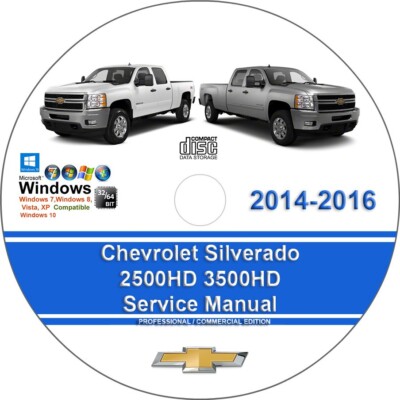Chevrolet Silverado 2500HD 3500HD Denali 2014 2015 2016 Service Repair Manual