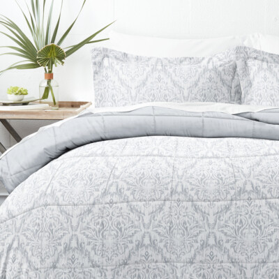 English Countryside Printed Breathable Comforter Set by Kaycie Gray Fashion 3PC